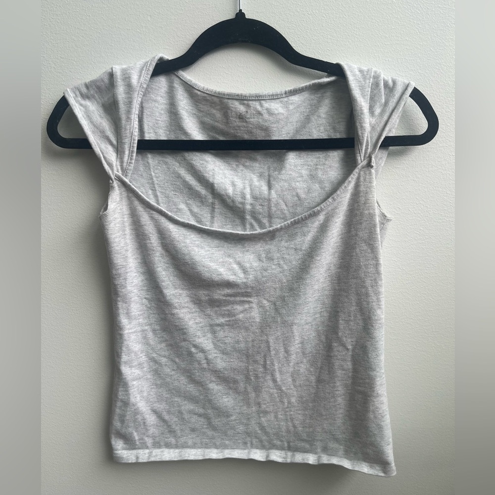 John Galt Heather Gray Women's Top